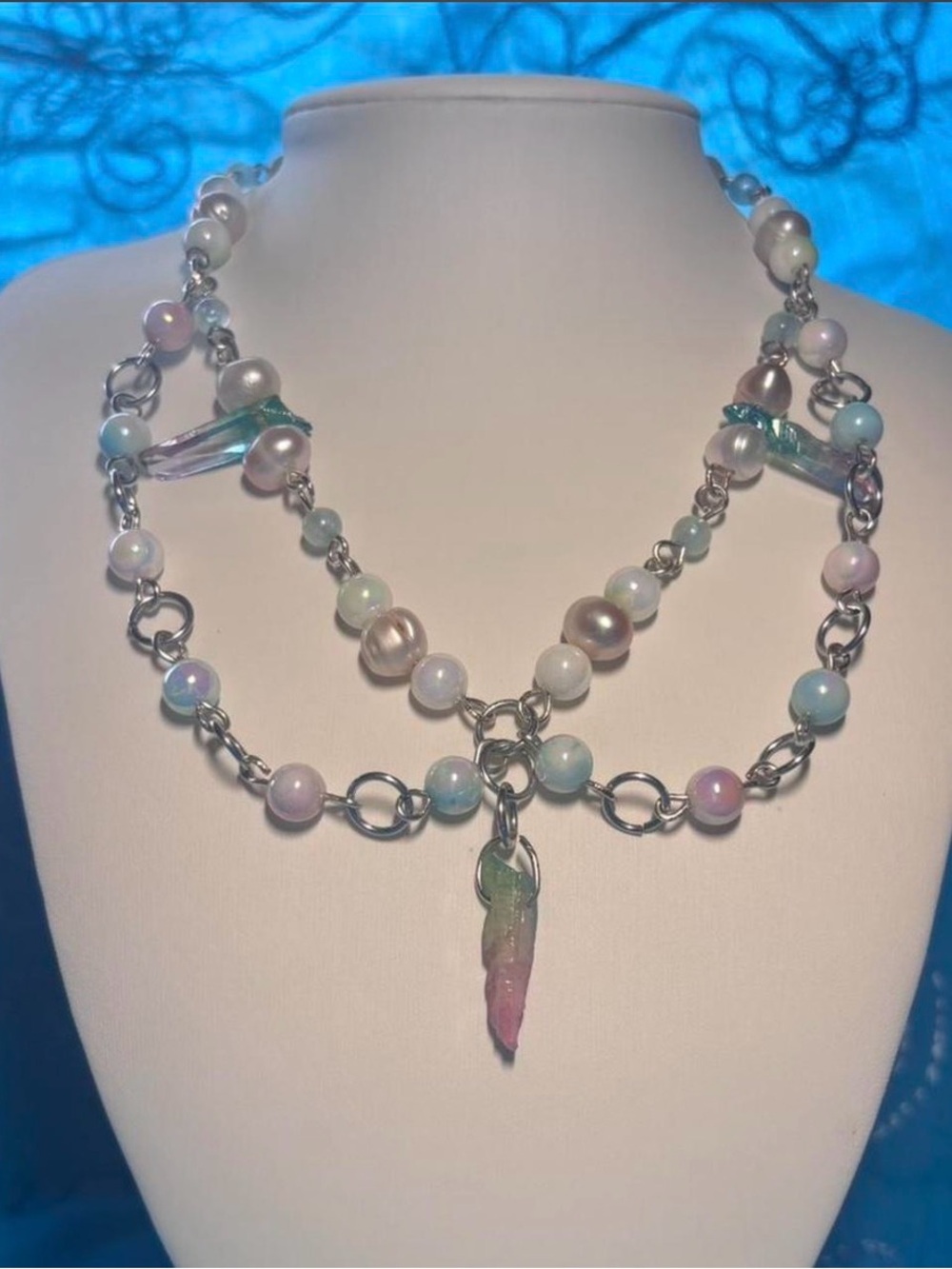 Handmade Mermaid Pearl Necklace